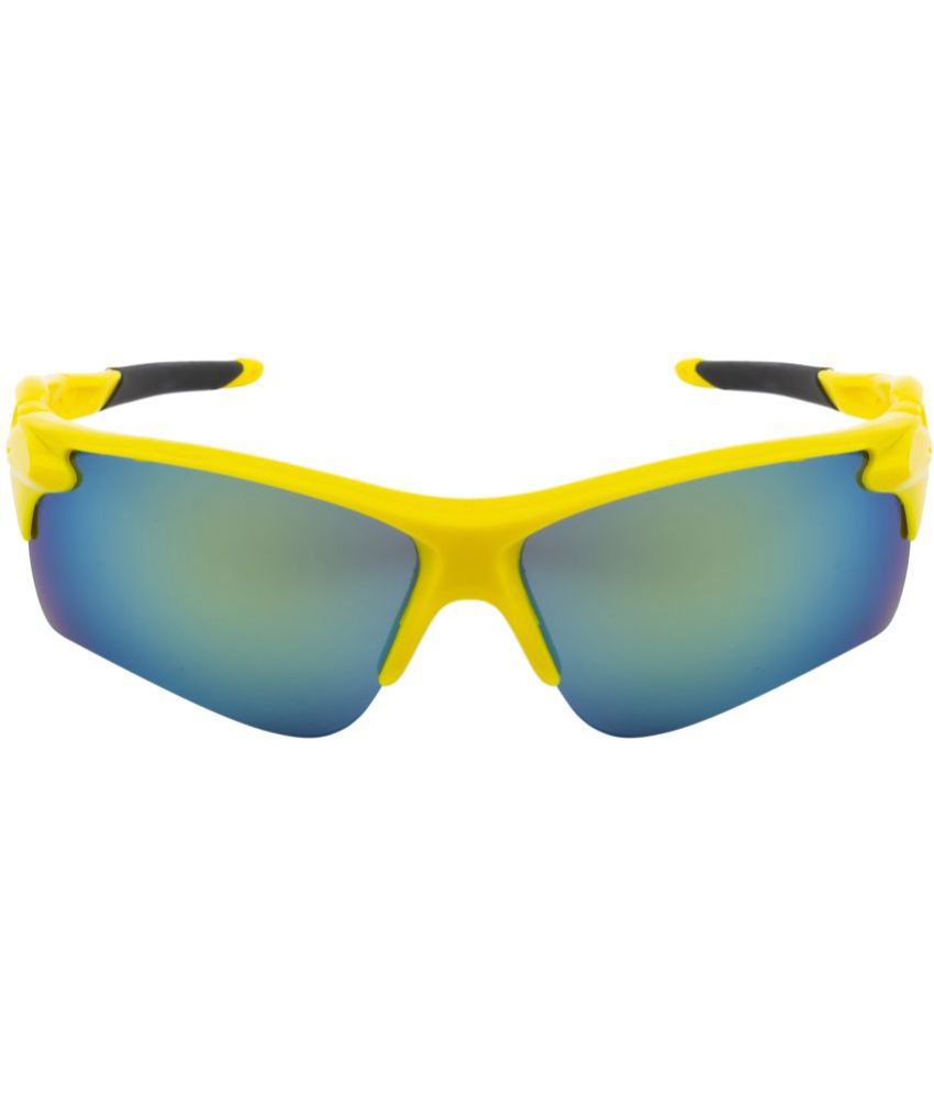     			Fair-X Yellow Oval Sunglasses ( Pack of 1 )
