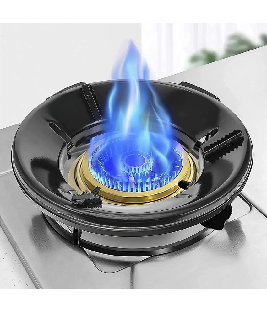     			GEEO Black Steel Stove ( Pack of 1 )