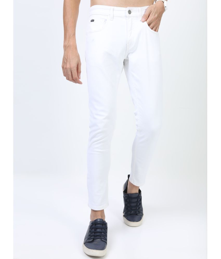     			Ketch Skinny Fit Basic Men's Jeans - White ( Pack of 1 )