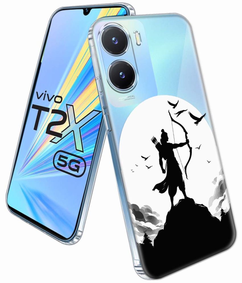     			NBOX Multicolor Printed Back Cover Silicon Compatible For Vivo T2x 5G ( Pack of 1 )