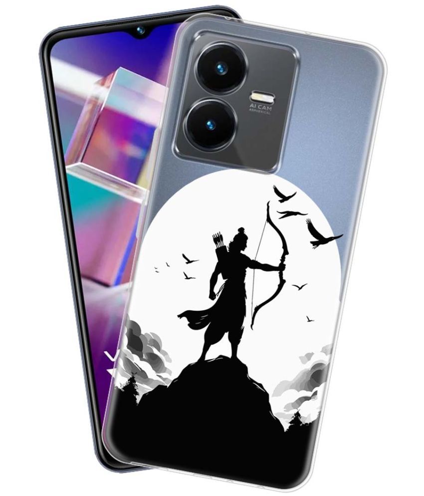     			NBOX Multicolor Printed Back Cover Silicon Compatible For Vivo Y22 ( Pack of 1 )