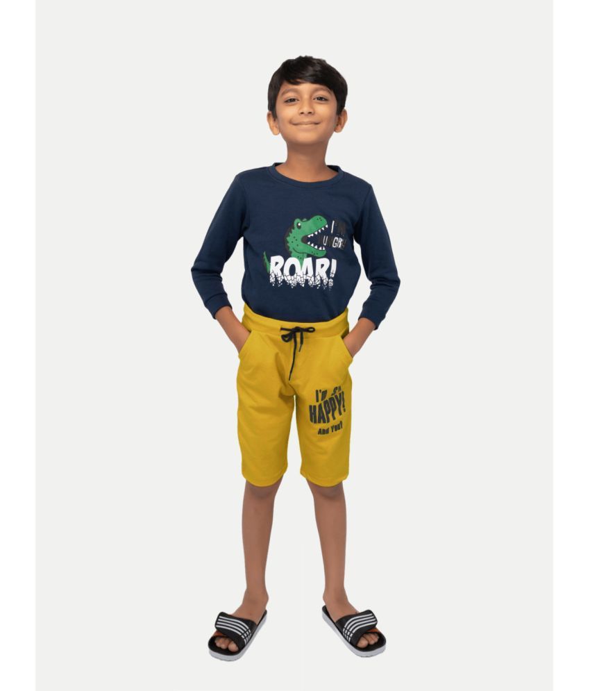     			Radprix Pack of 1 Cotton Blend Shorts For Boys ( Yellow )