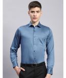 Monte Carlo 100% Cotton Regular Fit Solids Full Sleeves Men's Casual Shirt - Teal ( Pack of 1 )