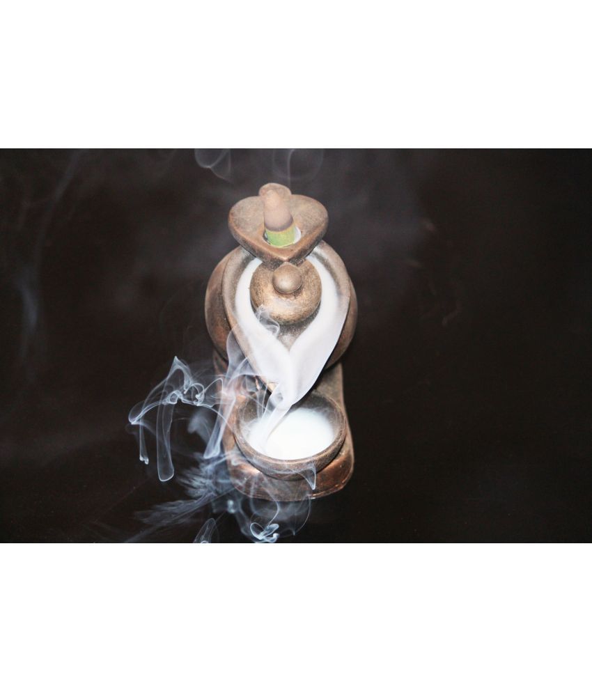     			Miss Peach Smoke Backflow Showpiece 7 cm - Pack of 1