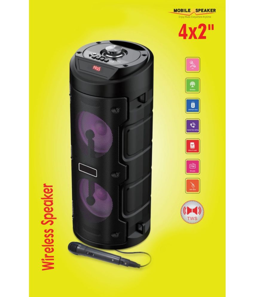     			Neo M302 KERAOKE MIC 20 W Bluetooth Speaker Bluetooth v5.0 with USB,SD card Slot Playback Time 4 hrs Black