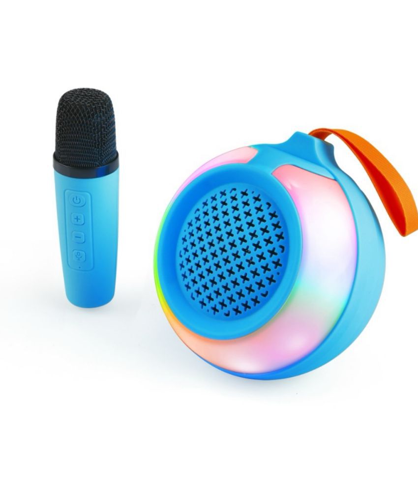     			Neo S664 DISCO LIGHT 10 W Bluetooth Speaker Bluetooth v5.0 with USB,SD card Slot Playback Time 4 hrs Blue