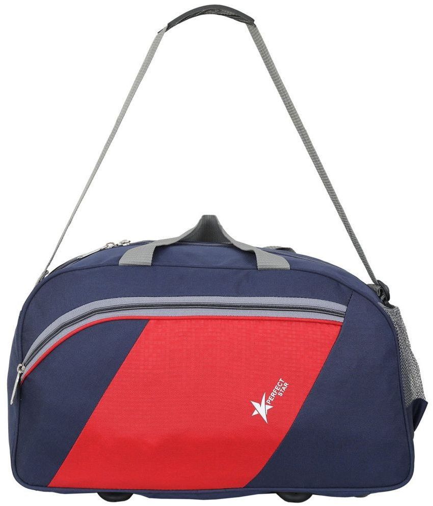     			Perfect Star 40 Ltrs Navy Polyester Duffle Bag