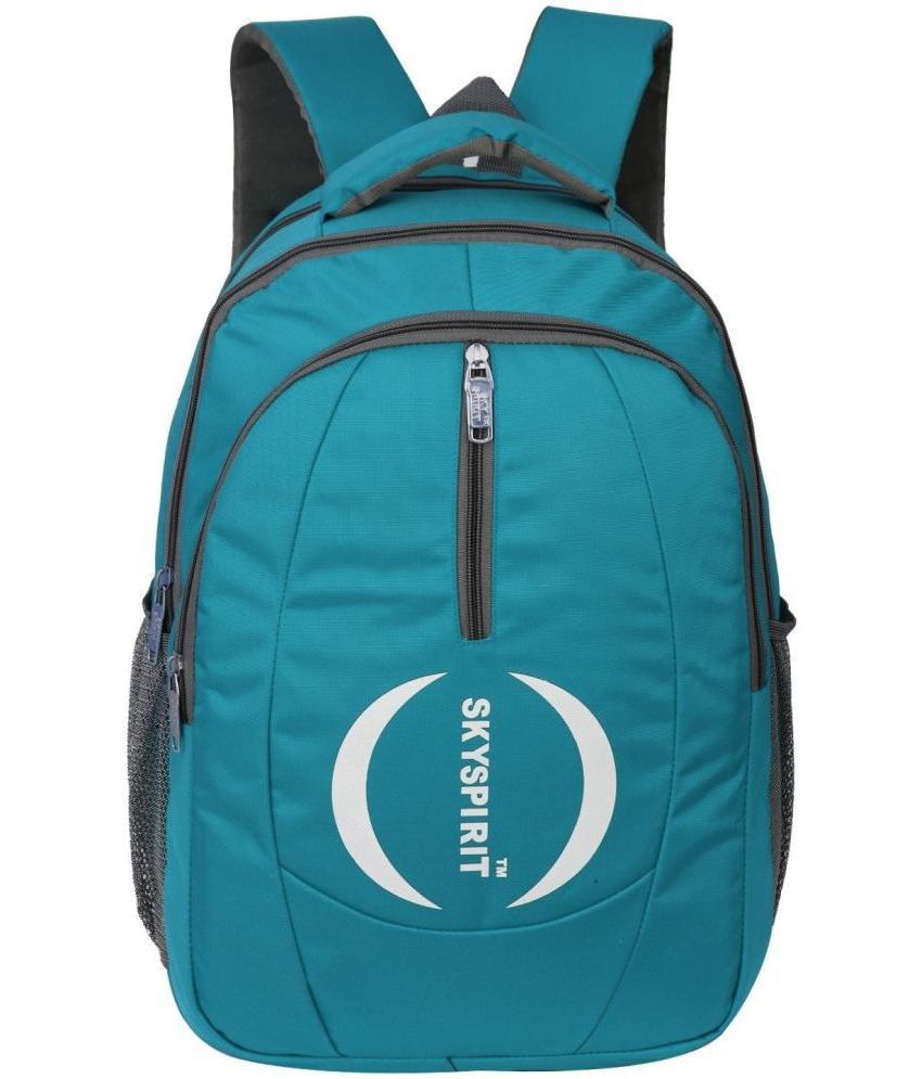     			Sky spirit Blue Polyester Backpack ( 40 Ltrs )