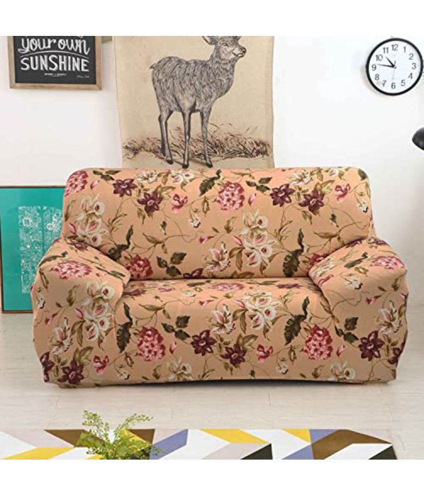     			House Of Quirk 1 Seater Polyester Sofa Cover ( Pack of 1 )