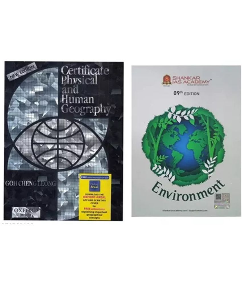     			COMBO OF Environment for IAS by Shankar 9 Edition + Certificate Physical and Human Geography (ENGLISH) Set Of 2 Books