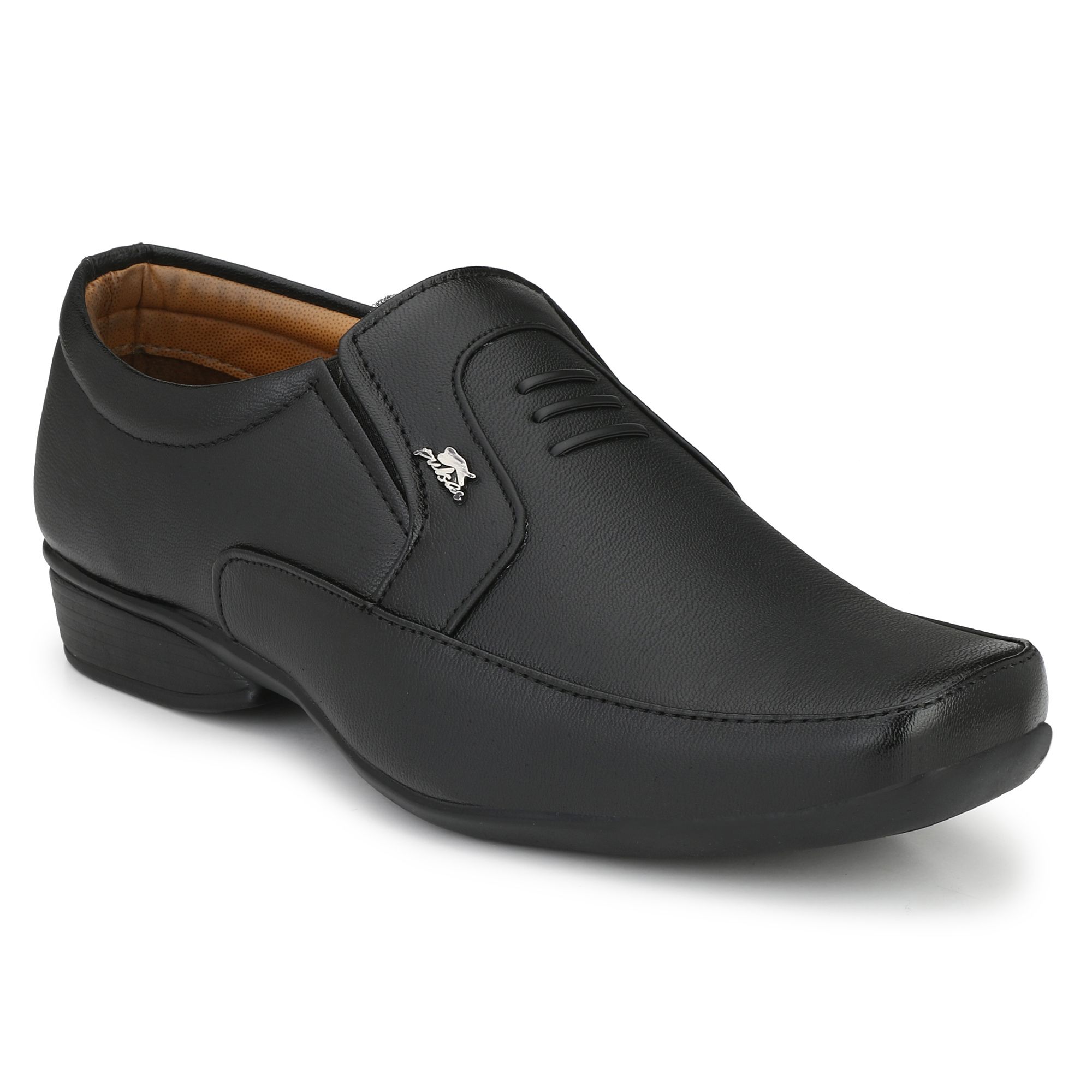     			Stylelure Black Men's Slip On Formal Shoes