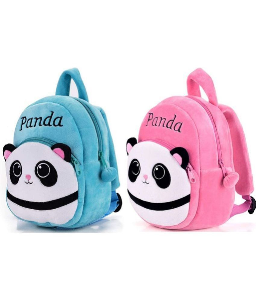     			aurapuro Multicolor Fabric Backpack For Kids