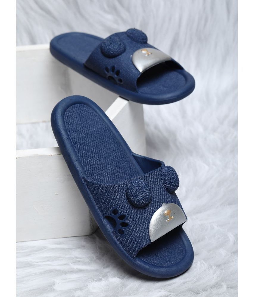     			Fabbmate Navy Blue Women's Slide Flip Flop