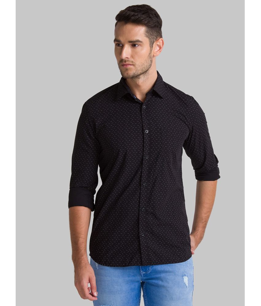     			Parx Polyester Slim Fit Full Sleeves Men's Casual Shirt - Black ( Pack of 1 )