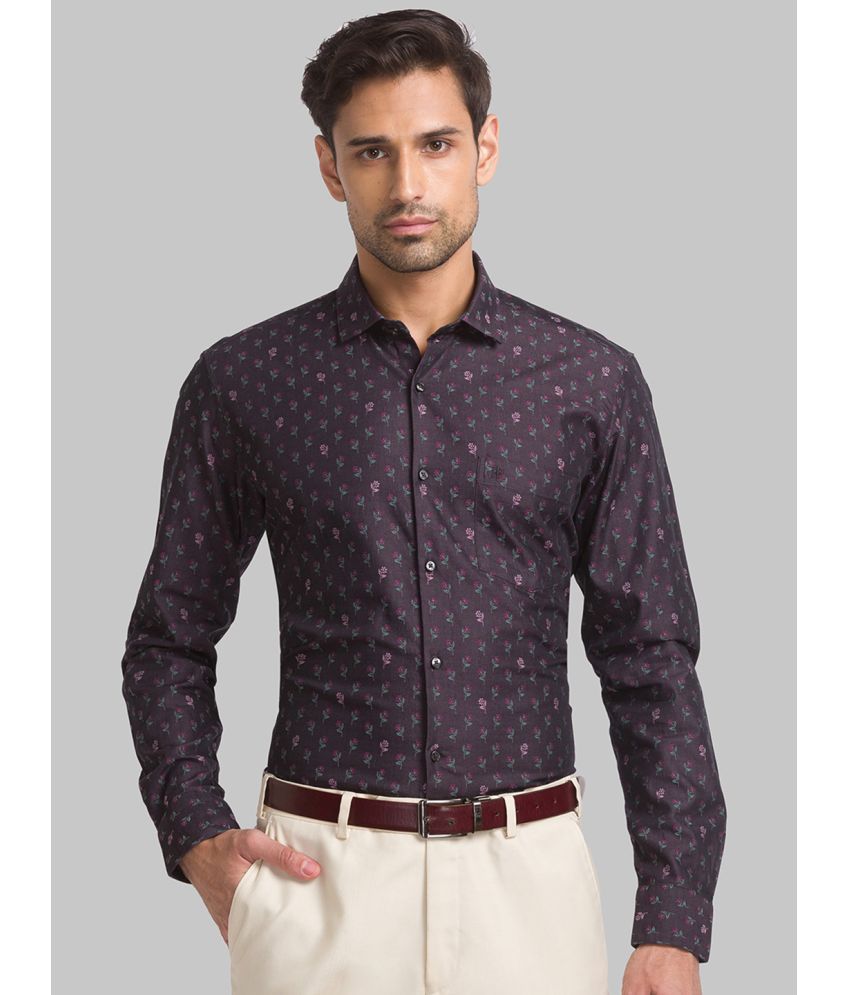     			Raymond 100% Cotton Regular Fit Self Design Full Sleeves Men's Casual Shirt - Green ( Pack of 1 )