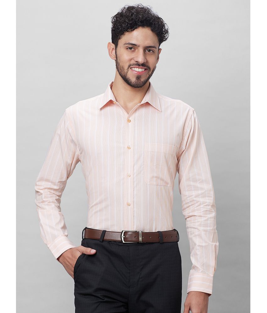     			Raymond Cotton Slim Fit Full Sleeves Men's Formal Shirt - Orange ( Pack of 1 )