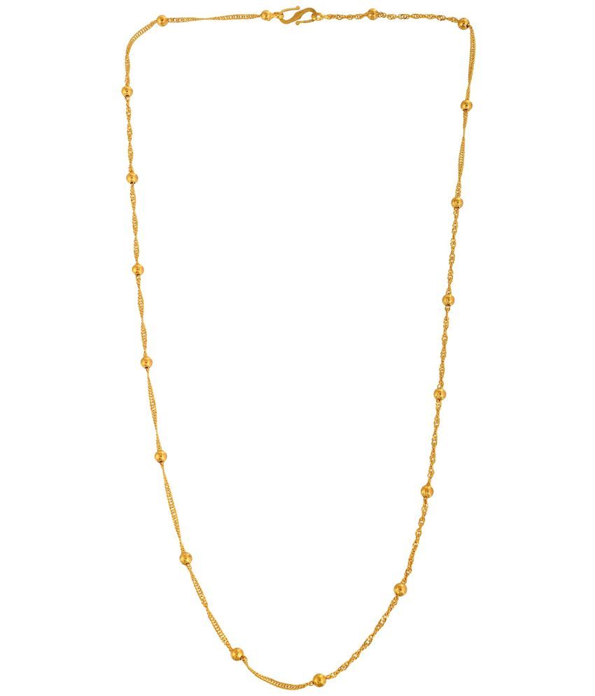     			ADMIER Gold Plated Chain ( Pack of 1 )