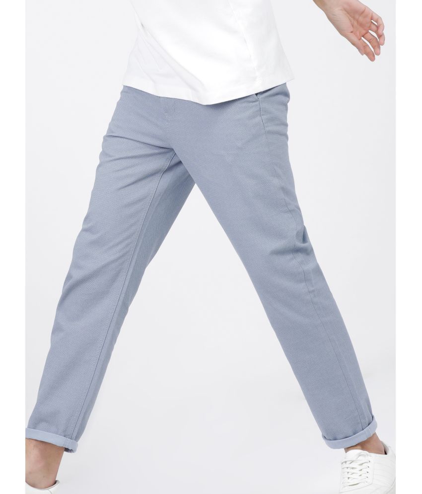     			Ketch Slim Flat Men's Chinos - Blue ( Pack of 1 )