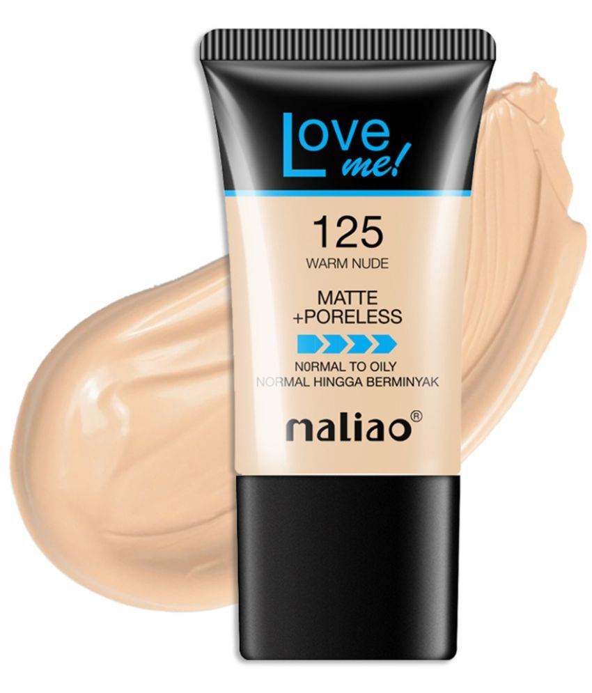     			Maliao Matte Cream For All Skin Types Skin Medium Foundation Pack of 1