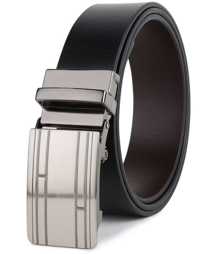     			SUNSHOPPING - Black 100% Leather Men's Formal Belt ( Pack of 1 )