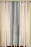 BELLA TRUE Solid SemiTransparent Eyelet Curtain 9 ft ( Pack of 3 )  Multicolor