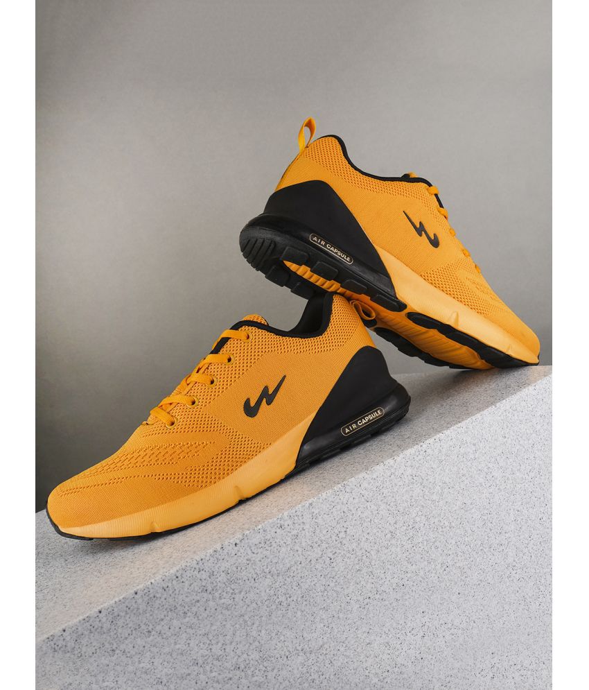     			Campus NORTH PLUS Yellow Men's Sports Running Shoes