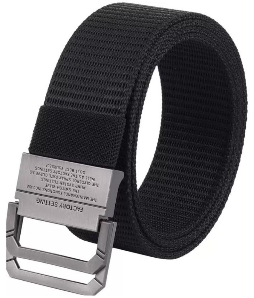     			Clock21 - Black Nylon Men's Casual Belt ( Pack of 1 )