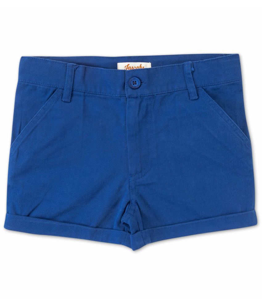     			Juscubs Pack of 1 Girls Cotton Shorts ( Navy Blue )