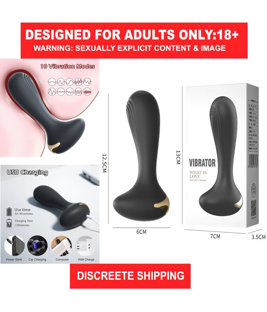     			Lilo Anal Vibrator Prostate Stimulator Massager with 10 Vibration Modes Remote Control Butt Plug for Men Women Couples sexy toy silicon dildos vibrating for women