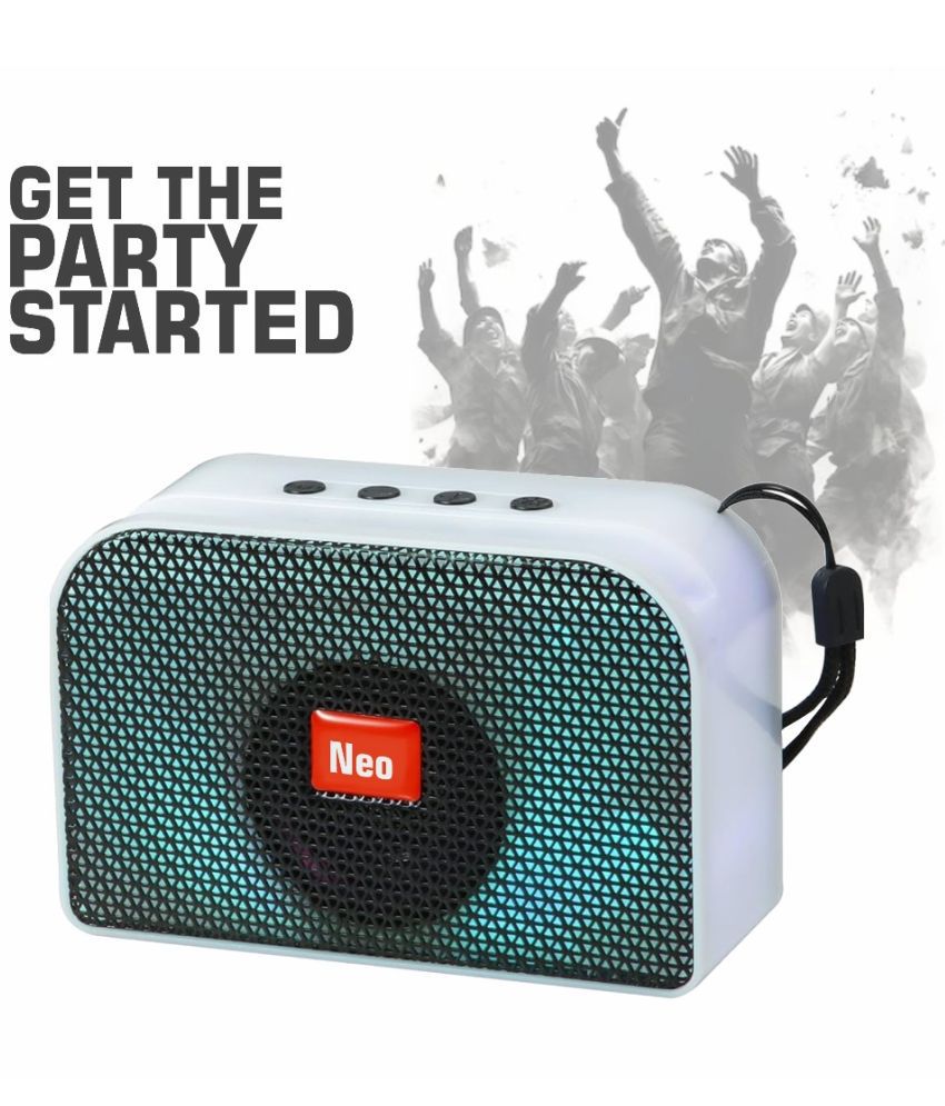     			Neo M18 VP 5 W Bluetooth Speaker Bluetooth v5.0 with USB Playback Time 4 hrs Red