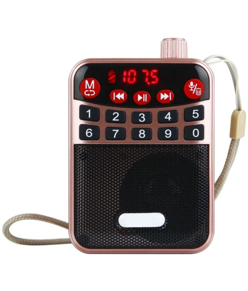     			Neo M63 VP RADIO 5 W Bluetooth Speaker Bluetooth v5.0 with USB,SD card Slot Playback Time 6 hrs Pink