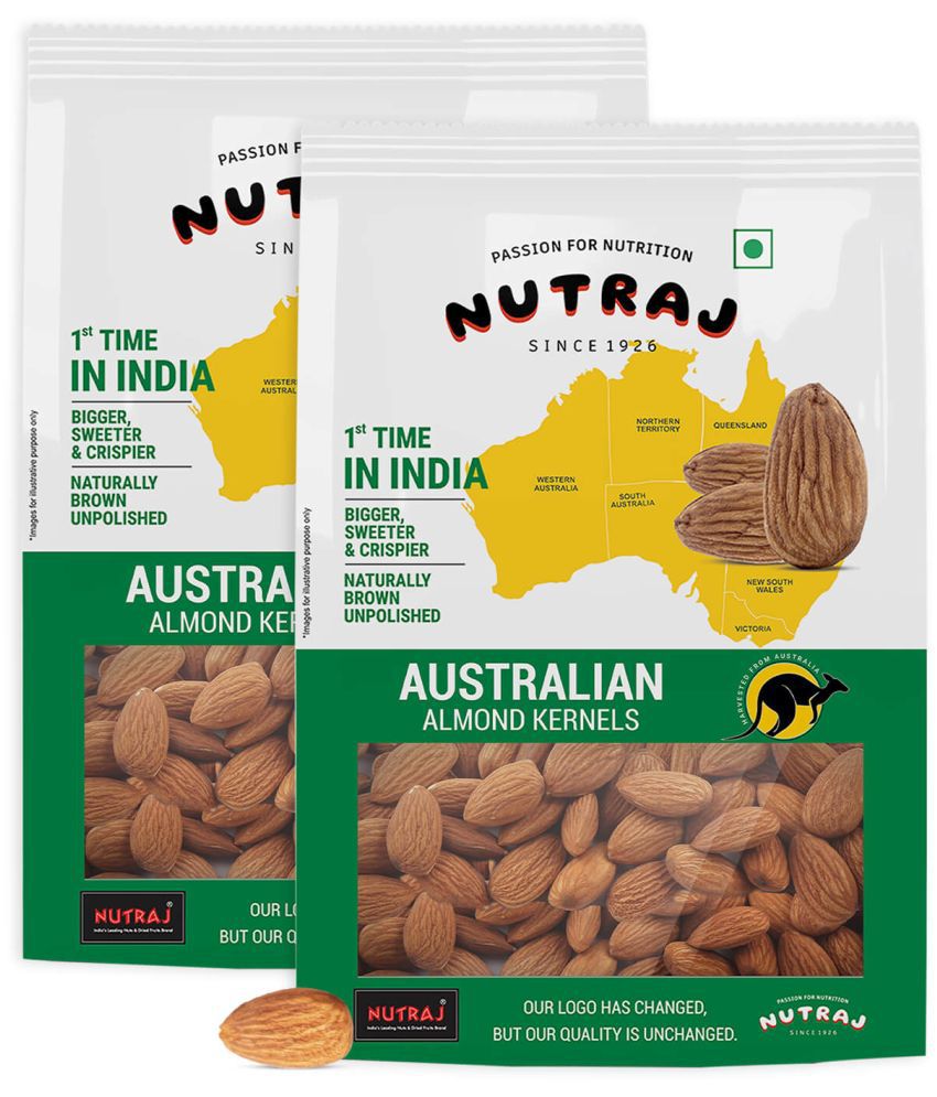     			Nutraj Australian Almonds 1 Kg (500g X 2)