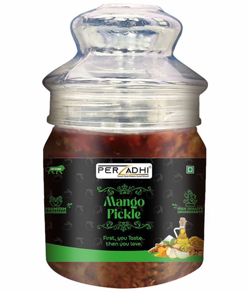     			Perzadhi Punjabi Mango Pickle | Aam Ka Achar | Handmade in Pure & Natural Masala & Mustard Oil Fruit Pickle 450 g