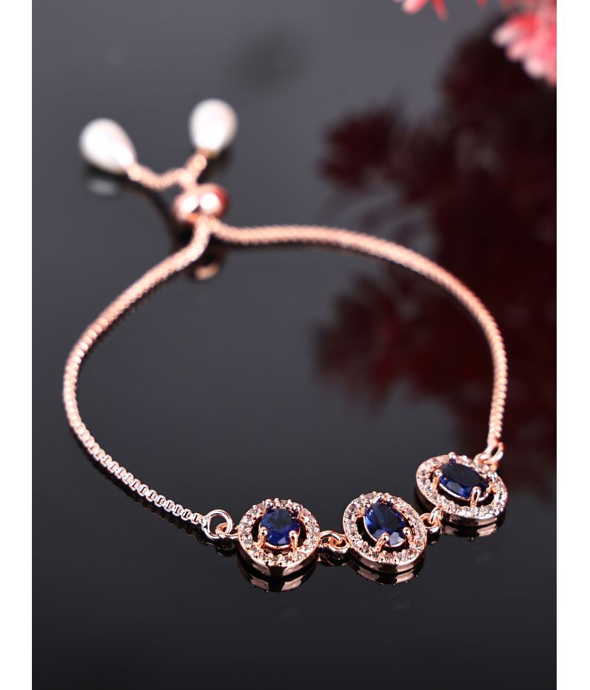     			Sunhari Jewels Blue Bracelet ( Pack of 1 )