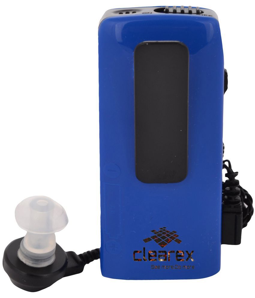     			Clearex normal to moderate D-10 Personal Pocket Sound Enhancer pocket model Hearing Aid  (Blue)