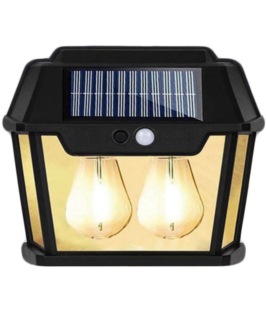     			Decorative Solar Wall Lights outdoor, with 3 Modes & Motion Sensor, Waterproof Exterior Lighting.