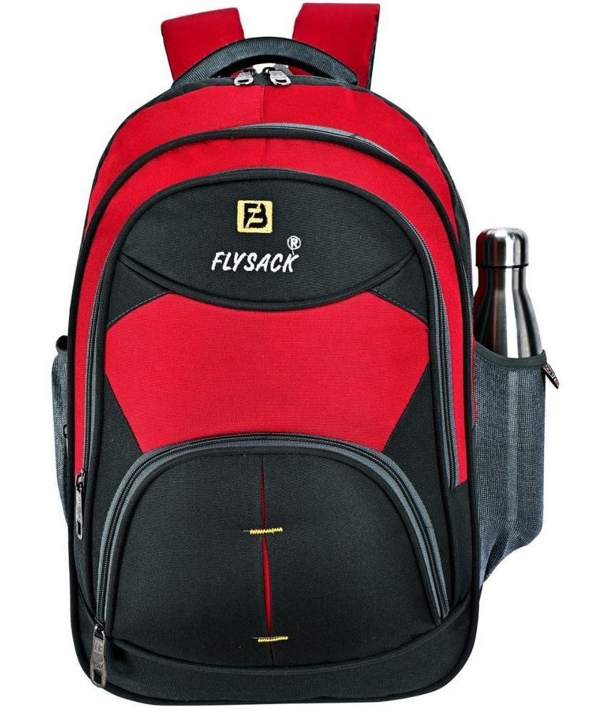     			FLYSACK Red PU Backpack ( 40 Ltrs )