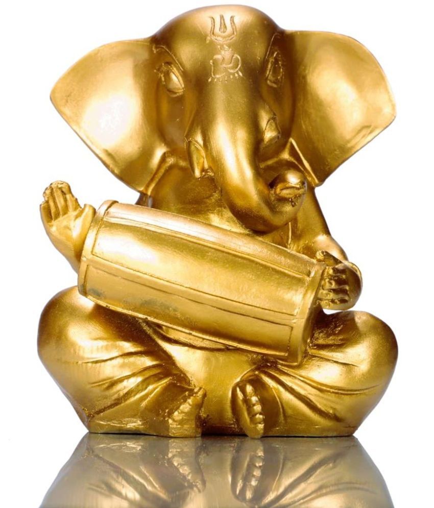     			BECKON VENTURE Palm Ganesha Showpiece 15 cm - Pack of 1