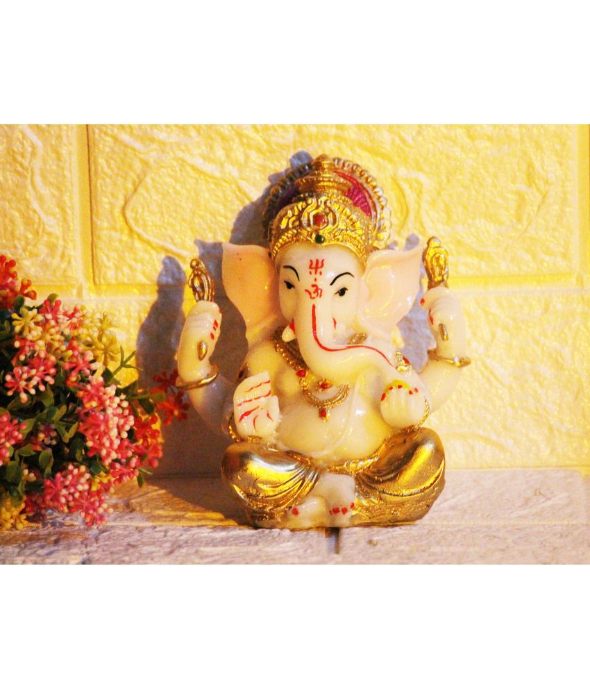     			BECKON VENTURE Palm Ganesha Showpiece 16.6 cm - Pack of 1