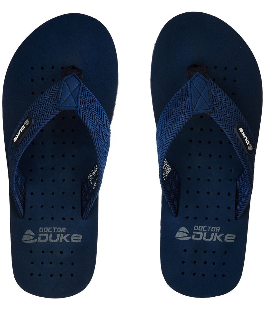     			Duke Teal Men's Thong Flip Flop