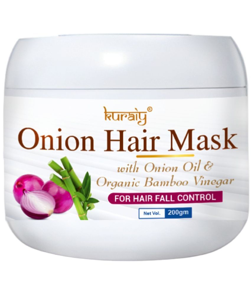     			KURAIY Onion Hair Mask With Onion Oil & Bamboo Vinegar For Hair Fall Control 200g