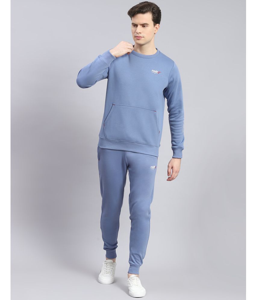     			Rock.it Blue Polyester Blend Regular Fit Men's Tracksuit ( Pack of 1 )