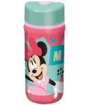 Gluman Disney Minnie Twisty Water Bottle for Kids with Flip-Top Closure - 390ml