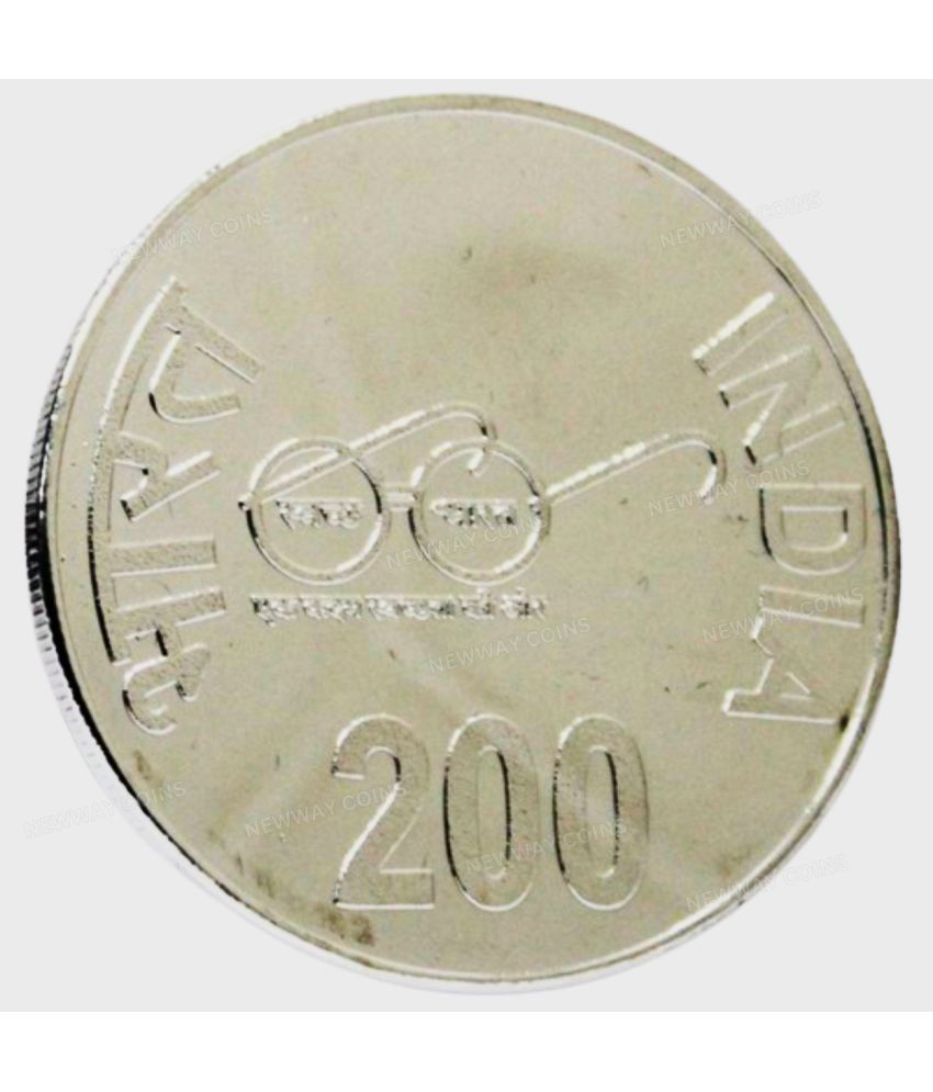     			Extremely Rare* 200 Rupees 2015 (200th Anniversary of Tatya Tope) Very Collectible Silver-plated Coin