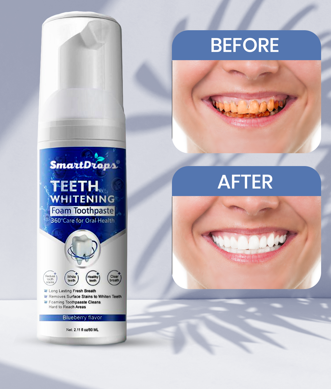     			Smartdrops Teeth Whitening Denture Oral Kit
