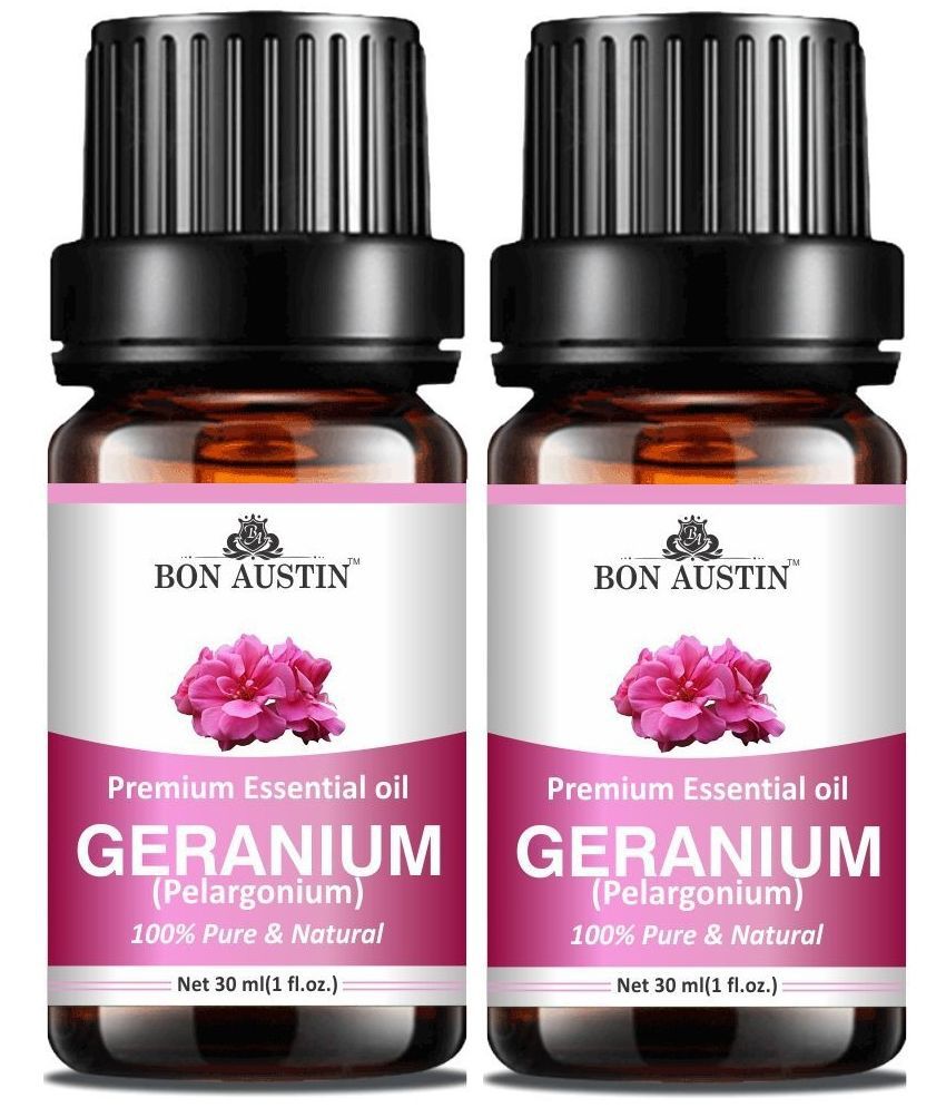     			Bon Austin Geranium Essential Oil Aromatic 30 mL ( Pack of 2 )