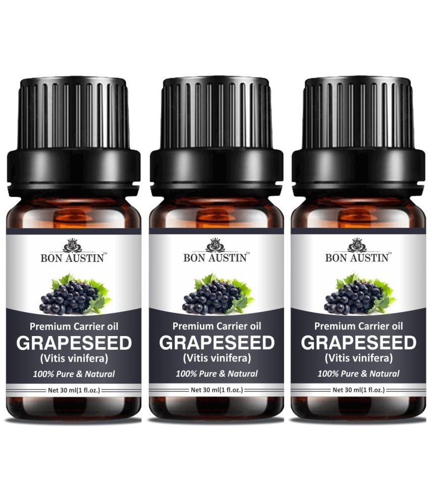     			Bon Austin Grapeseed Essential Oil Aromatic 30 mL ( Pack of 3 )