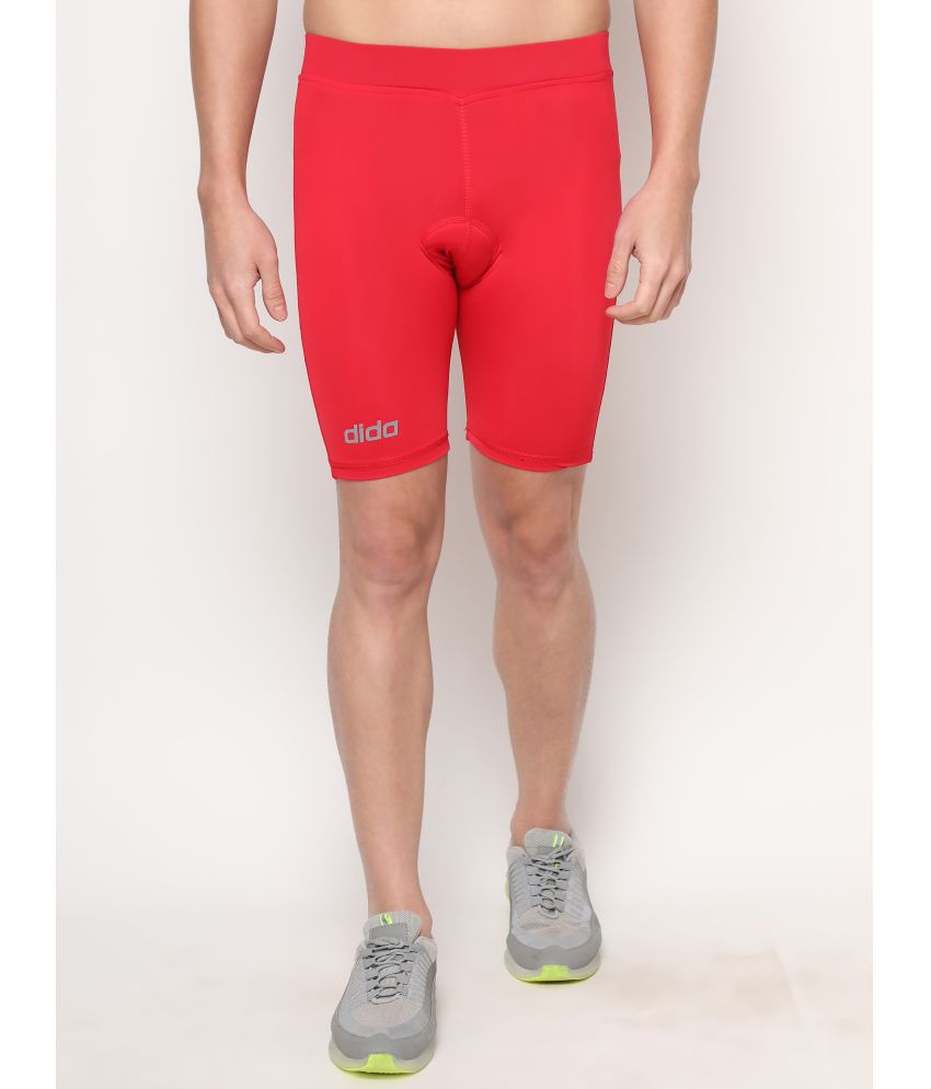     			Dida Sportswear Red Polyester Men's Cycling Shorts ( Pack of 1 )