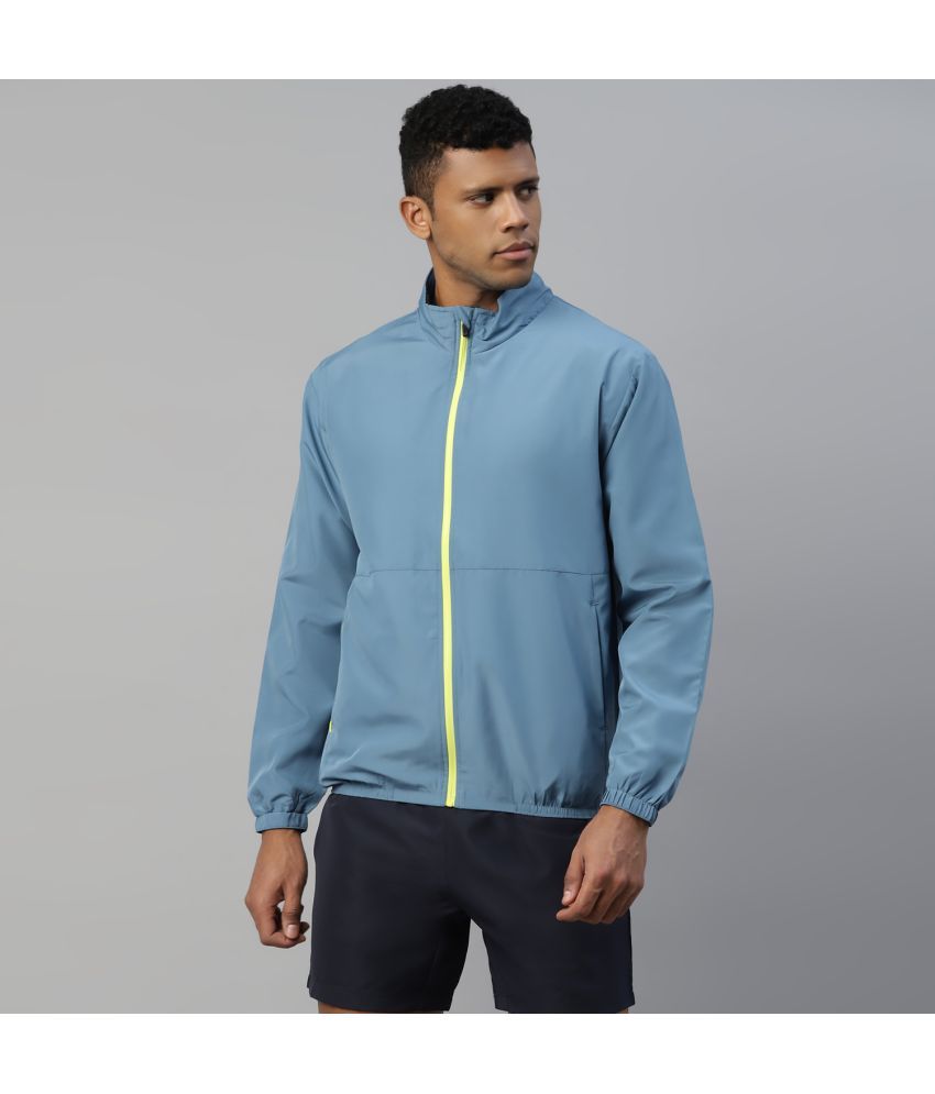     			Dida Sportswear Sky Blue Polyester Men's Running Jacket ( Pack of 1 )