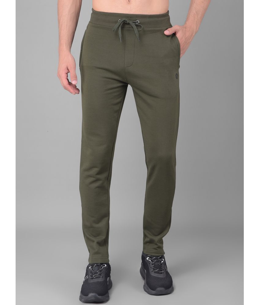     			Dollar Olive Green Cotton Blend Men's Joggers ( Pack of 1 )